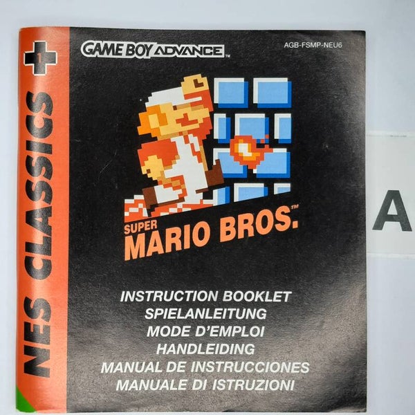 AGB Manual: Super Mario Bros  -NEU6
