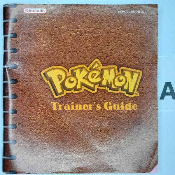 CGB Manual: Pokémon Trainer's Guide  Red and Blue