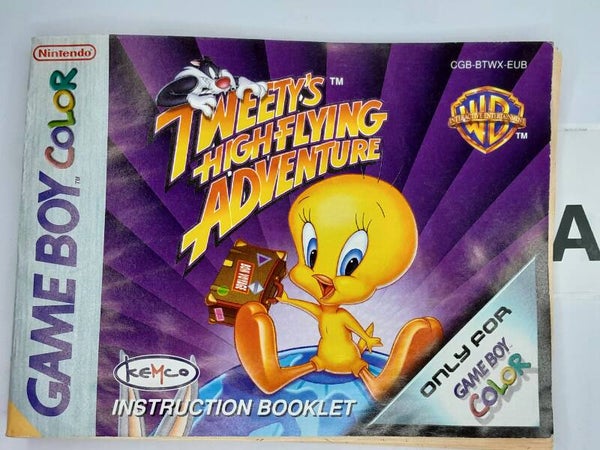 CGB Manual: Tweety's High-Flying Adventure -EUB