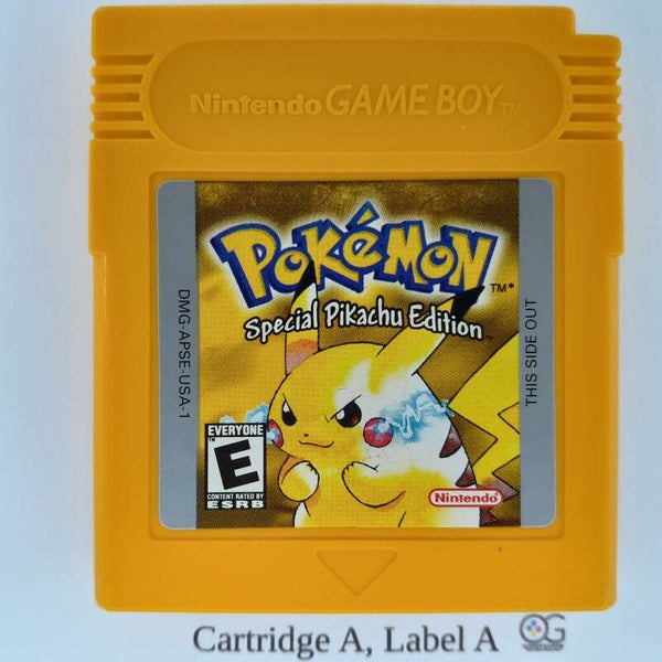 DMG Cartridge:  Pokémon Yellow -USA