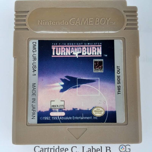 DMG Cartridge: Turn and Burn F-14 Simulator -USA