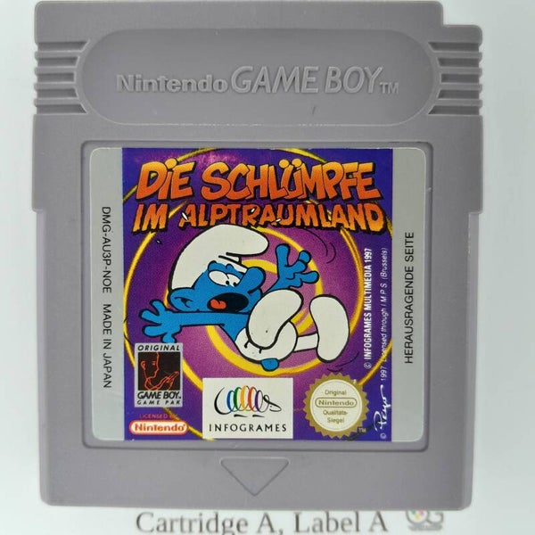DMG Cartridge: Smurfs / Die Schlümpfe Im Alptraumland -NOE (Grey Cartridge!)