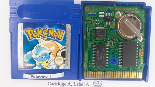 DMG Cartridge:  Pokémon Blue -EUR   1 Pokédex