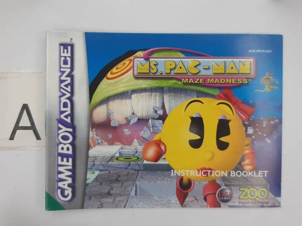 AGB Manual: Ms. PAc-man Maze Madness  -UKV