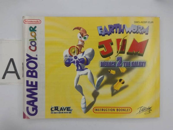 AGB Manual:  Earthworm Jim Menace 2 the Galaxy -EUR