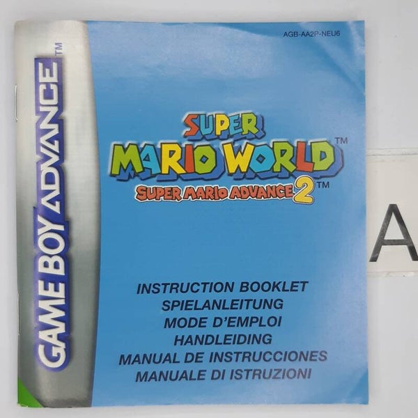 AGB Manual: Super Mario World  Super Mario Advance 2- NEU6