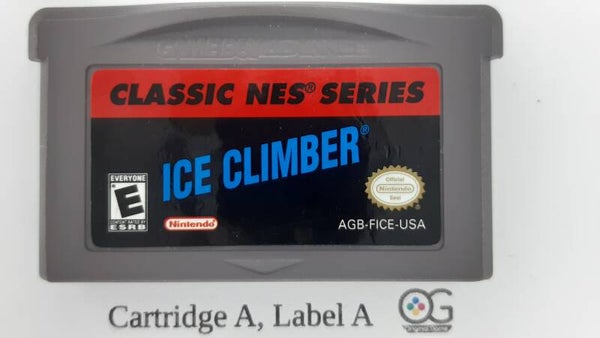 AGB Cartridge:  Ice Climber NES Classics -USA
