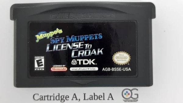 AGB Cartridge:  Spy Muppets License to Croak  -USA