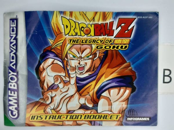 AGB Manual: Dragonball Z Legacy of Goku-UKV