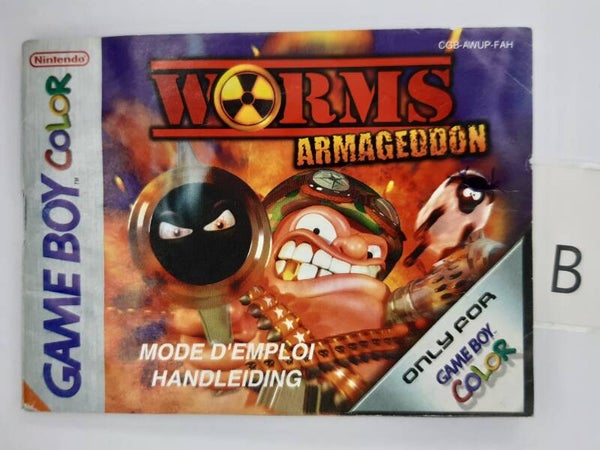 CGB Manual: Worms Armageddon  -FAH