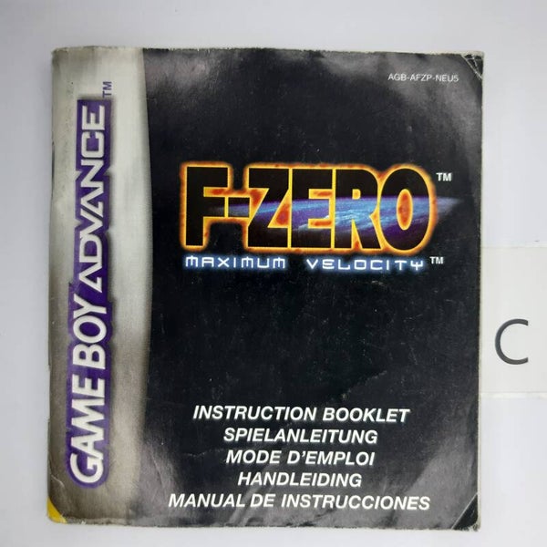 AGB Manual: F-Zero Maximum Velocity- NEU5