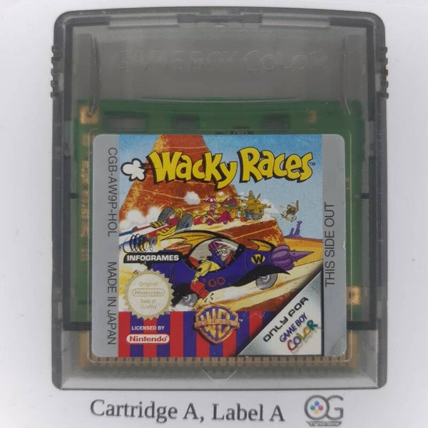CGB Cartridge: Wacky Races  -EUR/HOL