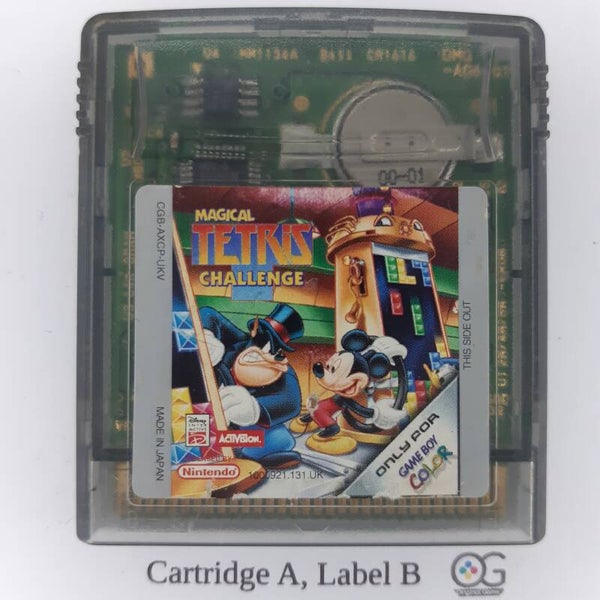 CGB Cartridge: Magical Tetris Challenge Disney -UKV