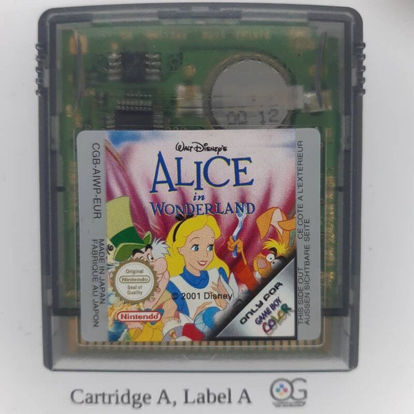 CGB Cartridge: Alice in Wonderland -EUR