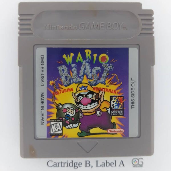 DMG Cartridge:  Wario Blast Featuring Bomberman -USA-1