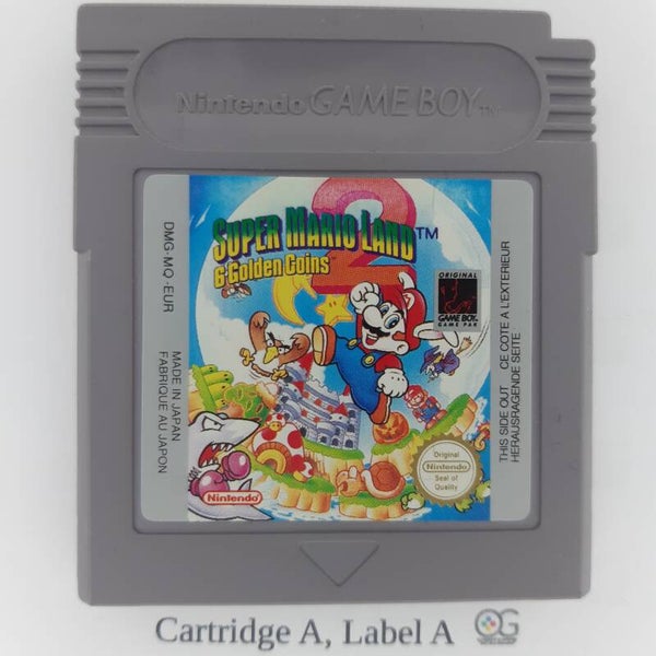 DMG Cartridge: Super Mario Land 2 : 6 Golden Coins NEW Battery -EUR