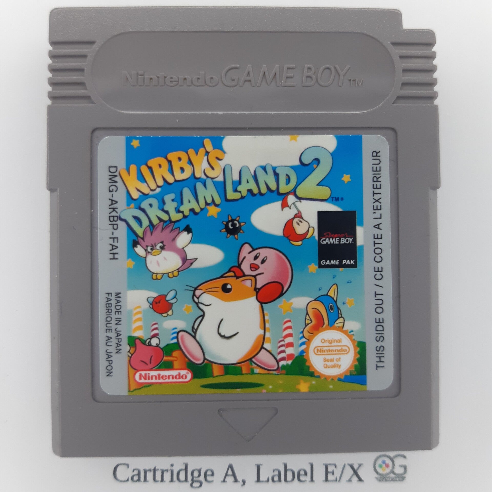 DMG Cartridge: Kirby's Dream Land 2 -FAH dreamland 2