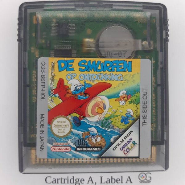 CGB Cartridge: Smurfs , the adventure of De Smurven Op Ontdekking EUR/HOL