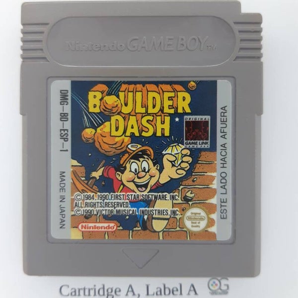 DMG Cartridge: Boulder Dash -ESP-1