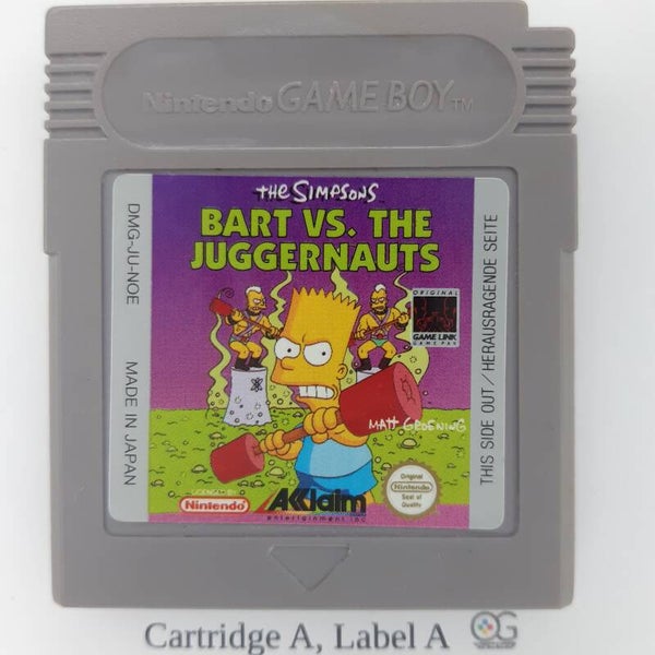 DMG Cartridge: Bart VS. The Juggernauts  -NOE