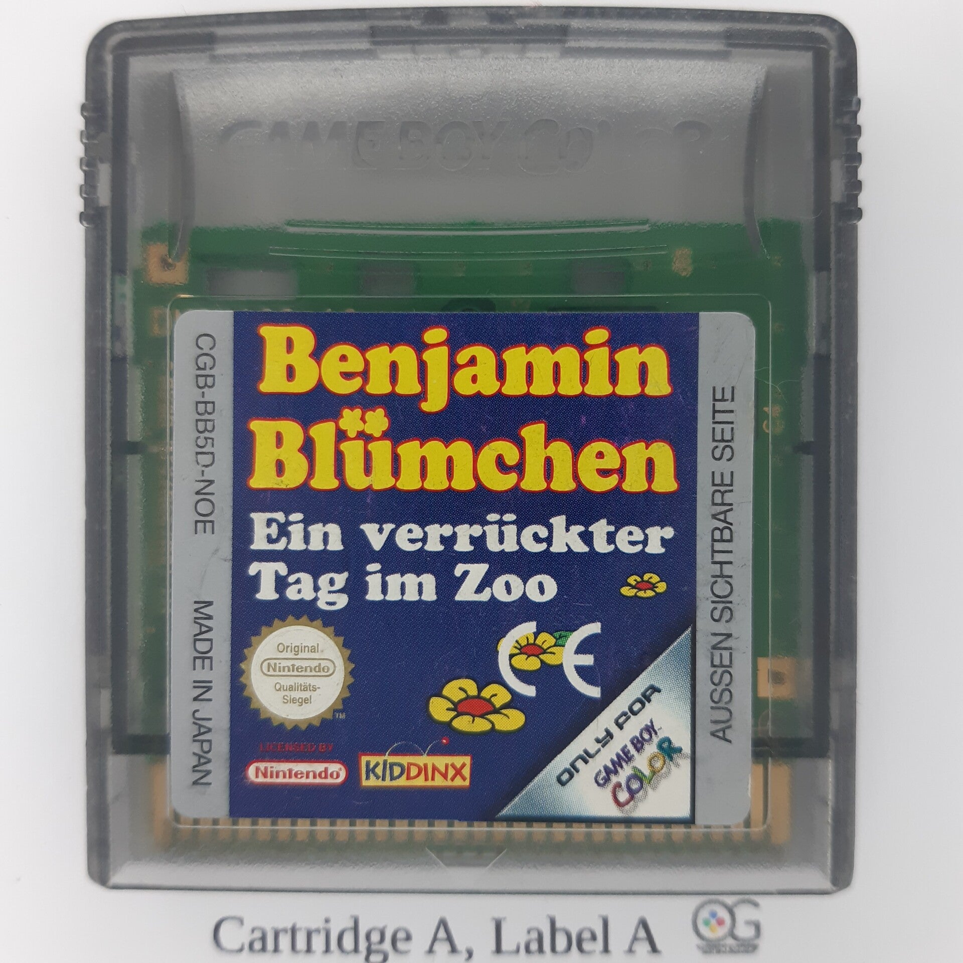 CGB Cartridge: Benjamin Blümchen Ein Verrückter Tag in Zoo  -NOE Elefant
