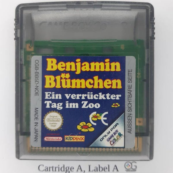 CGB Cartridge: Benjamin Blümchen Ein Verrückter Tag in Zoo  -NOE Elefant