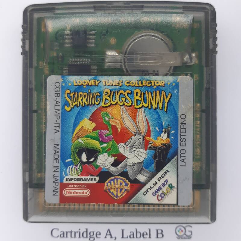 CGB Cartridge: Looney Tunes Collector Starring Bugs Bunny /Martian Alert/Attack -ITA gevaar van mars