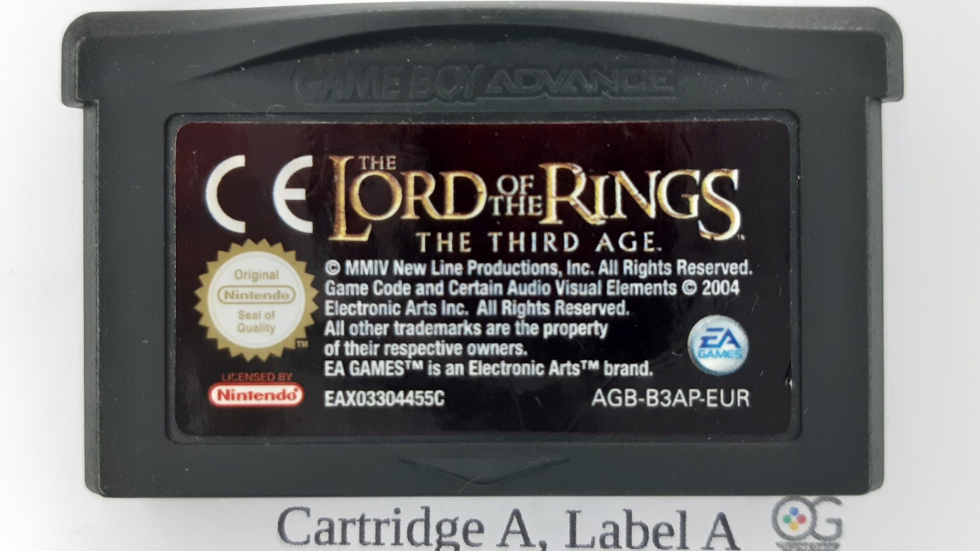 AGB Cartridge: Lord of the Rings The Third Age -EUR