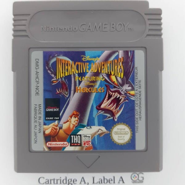 DMG Cartridge: Hercules Disney's -NOE