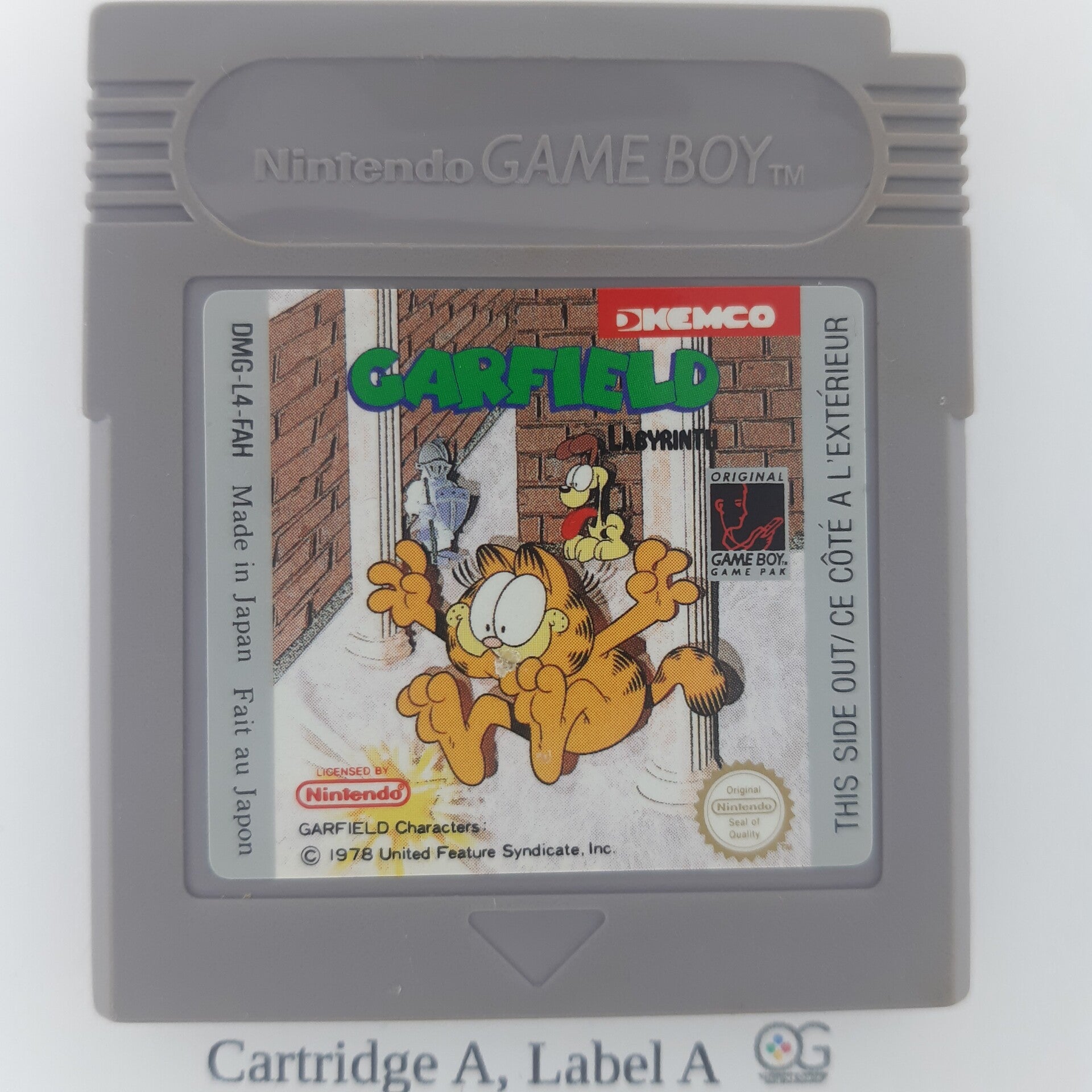 DMG Cartridge:  Garfield -FAH