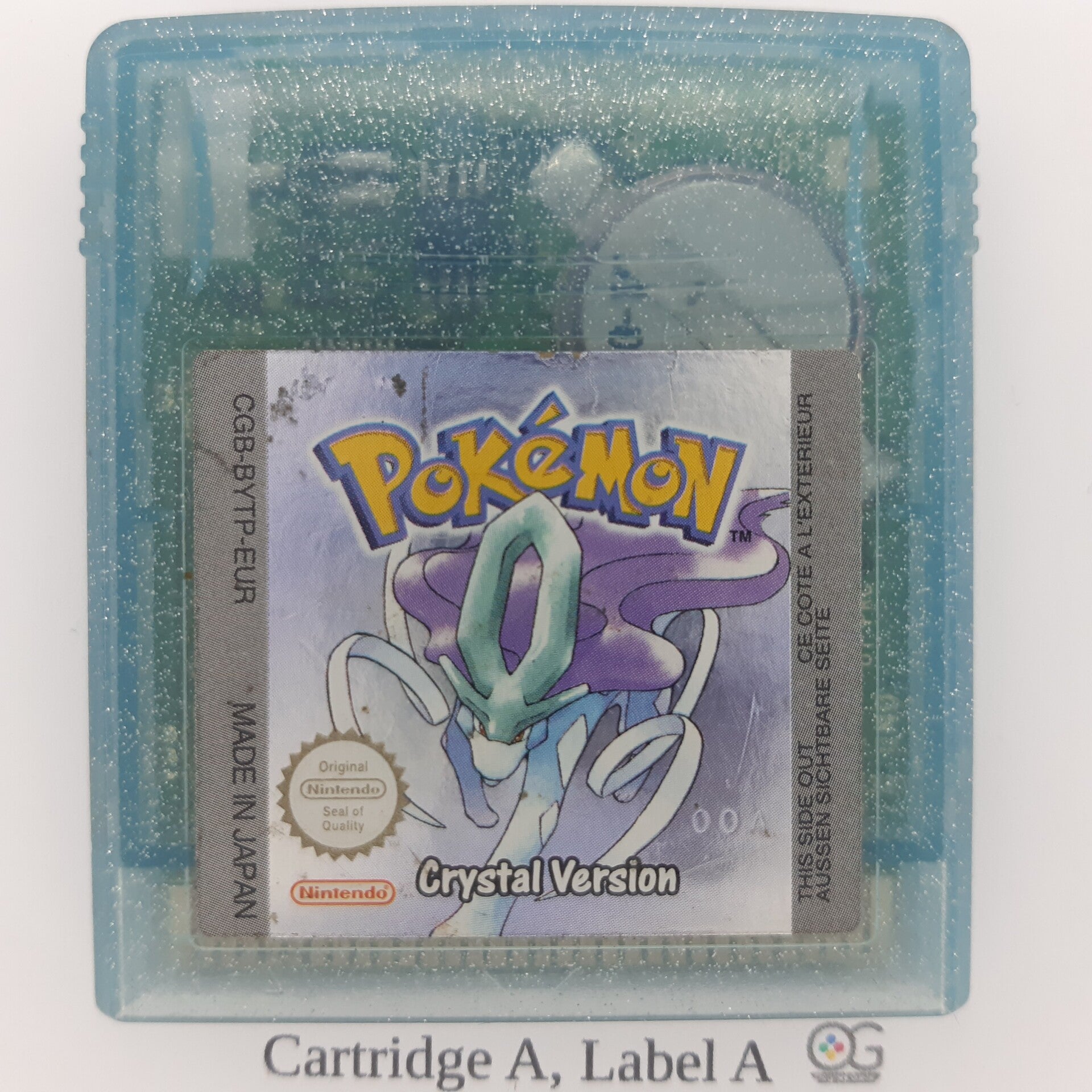 CGB Cartridge:  Pokémon Crystal -EUR