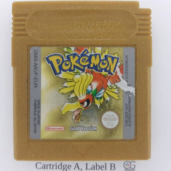 DMG Cartridge:  Pokémon Gold -EUR  Flat Battery