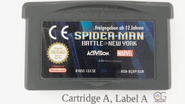 AGB Cartridge: Spider-Man Battle for New York  -EUR