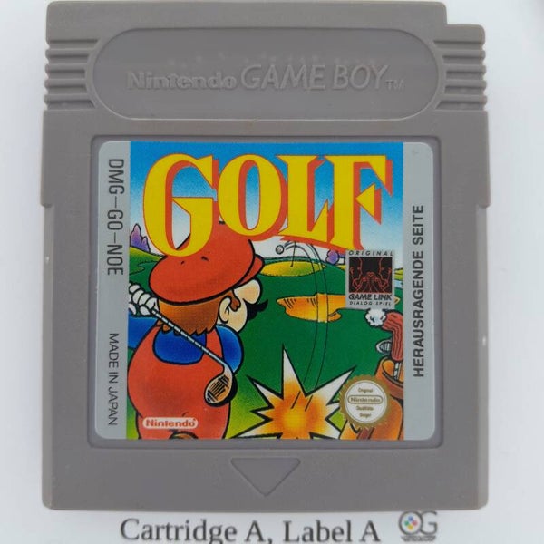 DMG Cartridge: Golf (Mario) -NOE