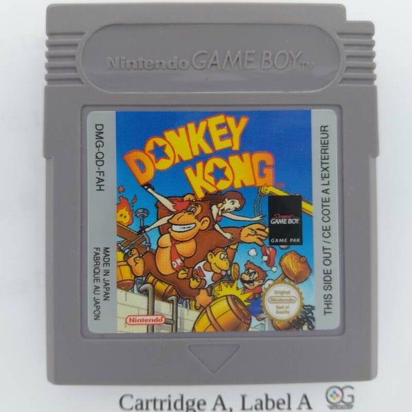 DMG Cartridge:  Donkey Kong -FAH