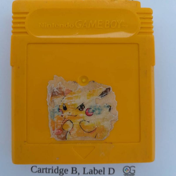DMG Cartridge:  Pokémon Yellow Pokédex 29 Ash USA or EUR