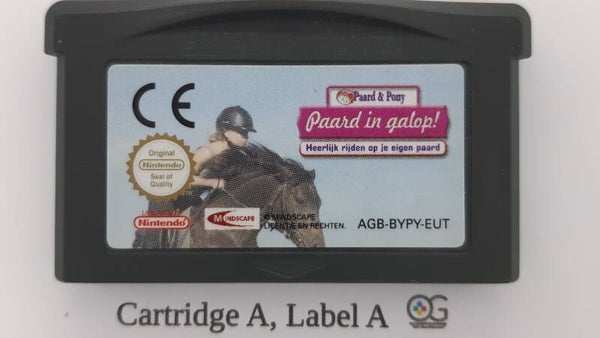 AGB Cartridge:  Paard in galop Horse - EUR