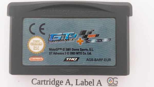 AGB Cartridge: GT Advance 3 + Moto GP -EUR