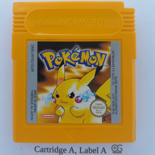 DMG Cartridge:  Pokémon Yellow Pokédex 64 -EUR