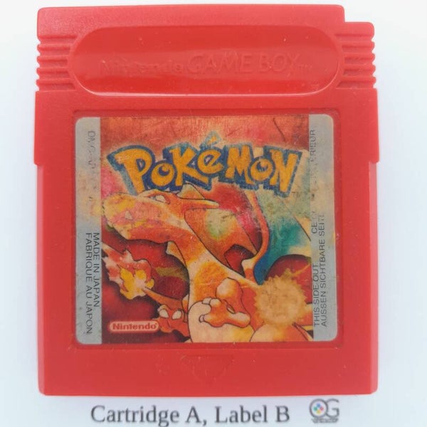 DMG Cartridge:  Pokémon Red -EUR 6 Pokédex Player ECH