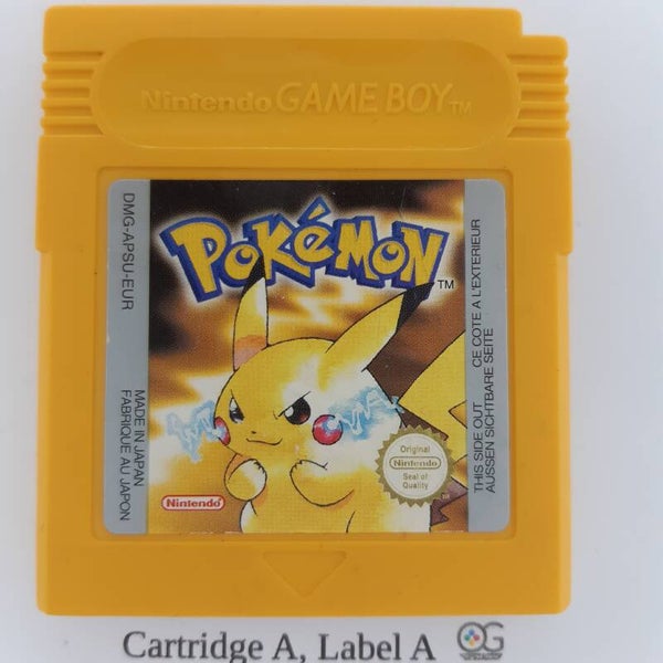 DMG Cartridge:  Pokémon Yellow Pokédex 28 Ash -EUR