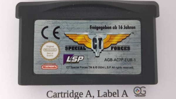 AGB Cartridge: CT Special Forces Back to