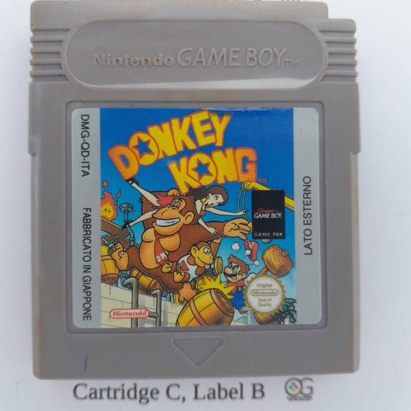 DMG Cartridge:  Donkey Kong -ITA