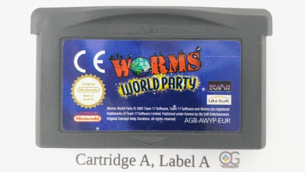 AGB Cartridge: Worms World Party -EUR