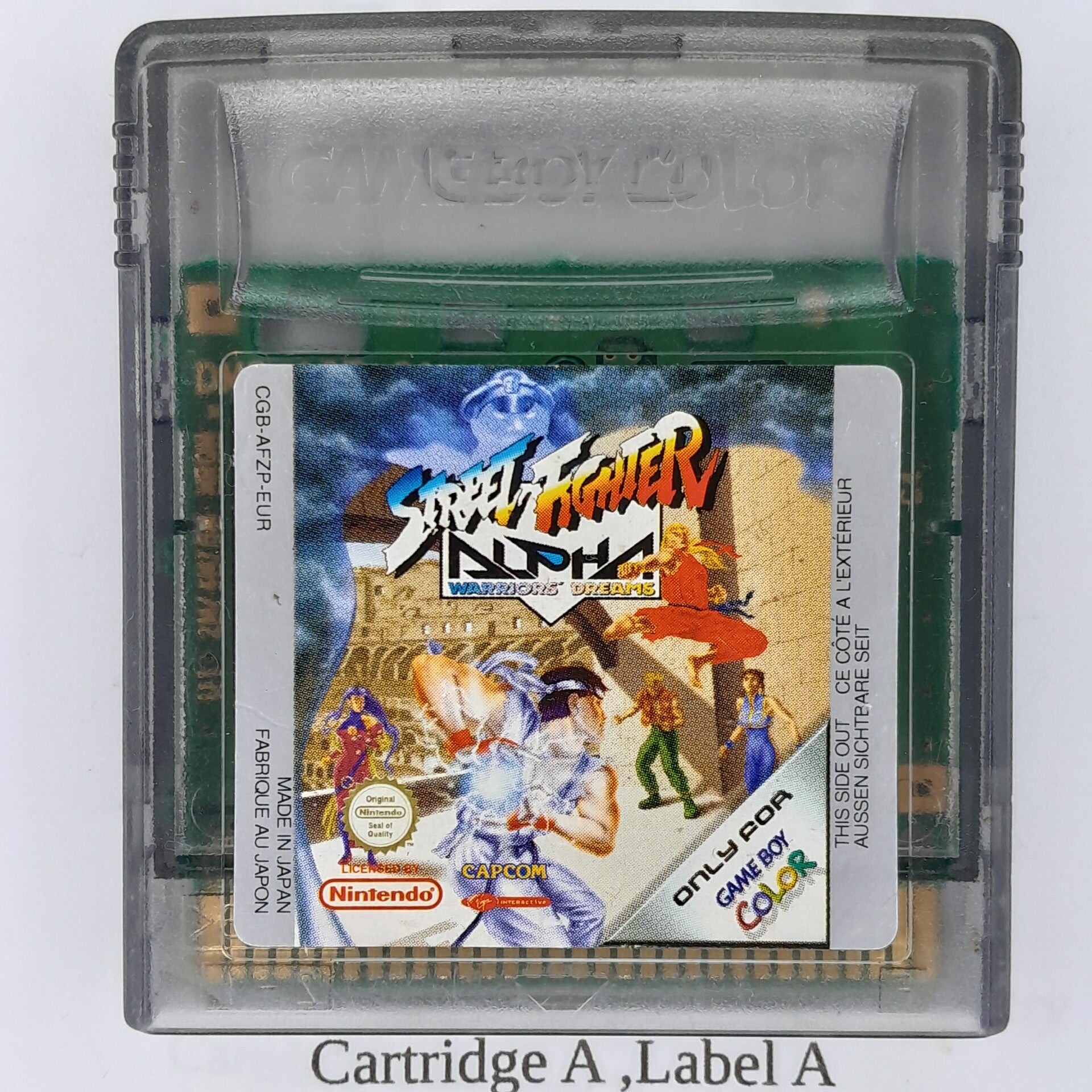 CGB Cartridge: Street Fighter Alpha Warriors' Dreams