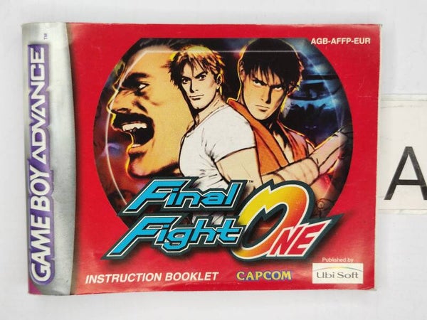AGB Manual:  Final Fight One -EUR