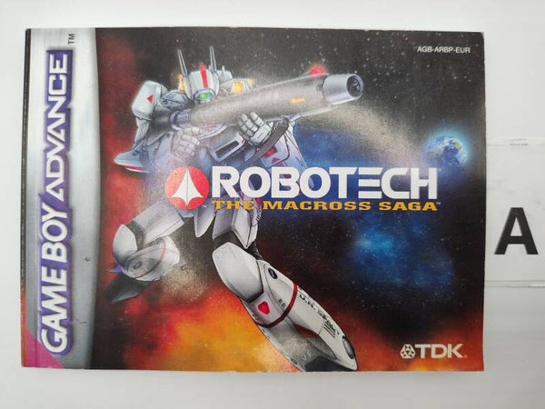 AGB Manual:  Robotech Macross Saga -EUR