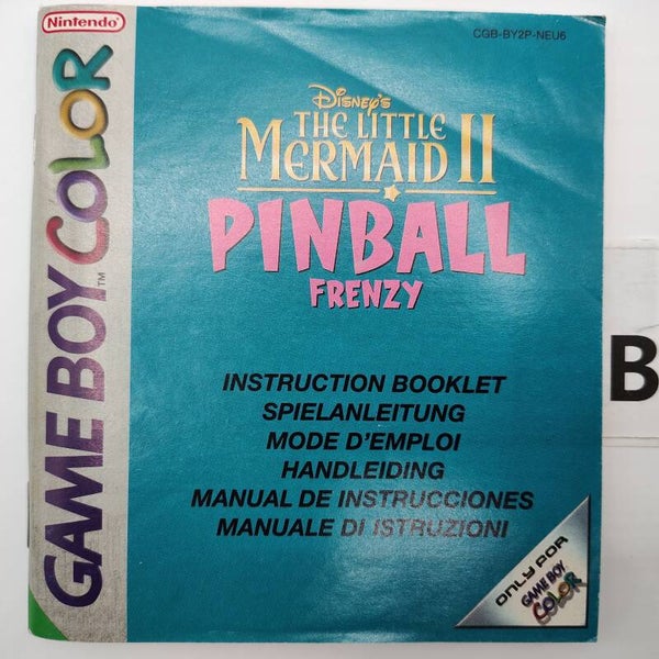 AGB Manual: Little Mermaid II Pinball Frenzy- NEU6