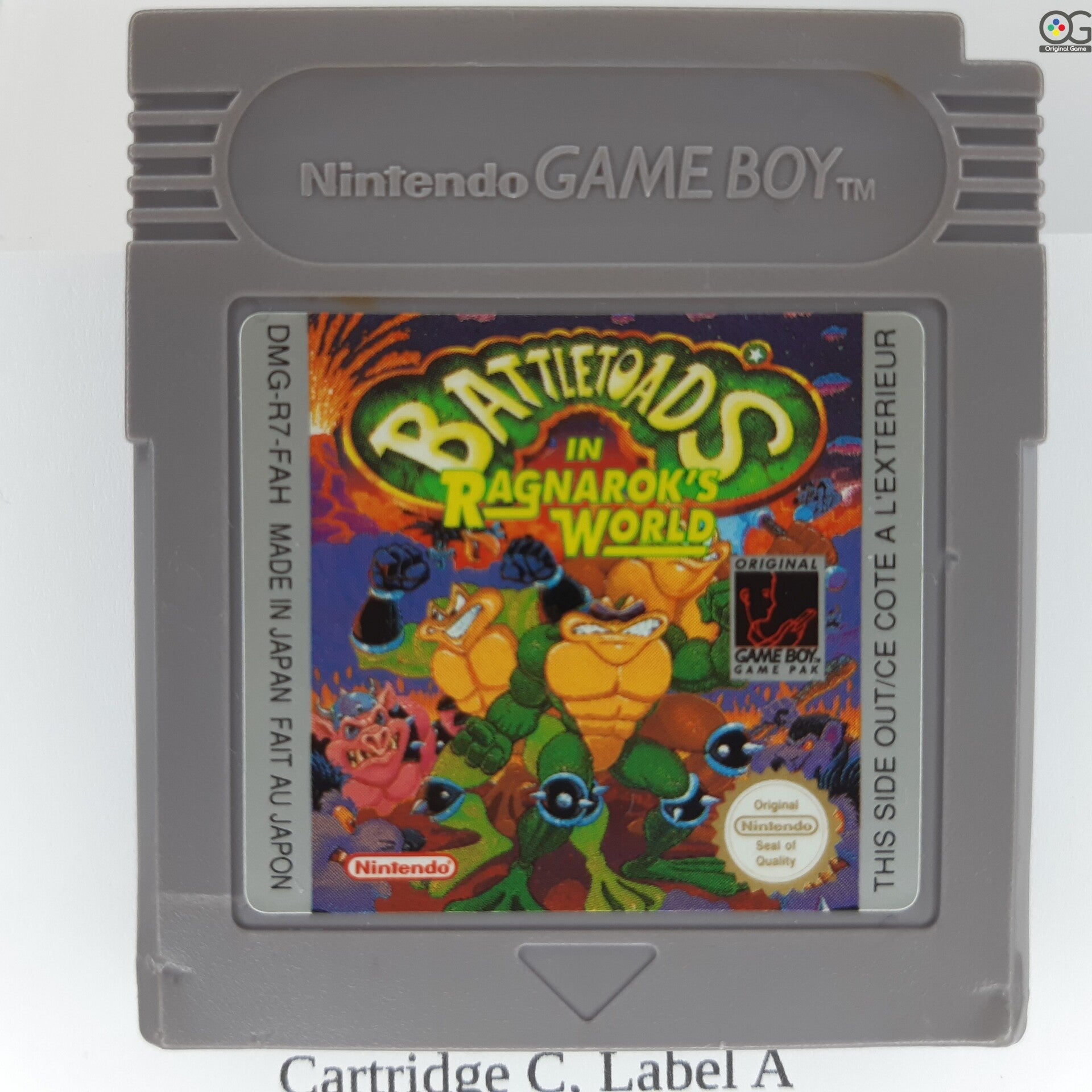 DMG Cartridge: Battletoads in Ragnorak's World