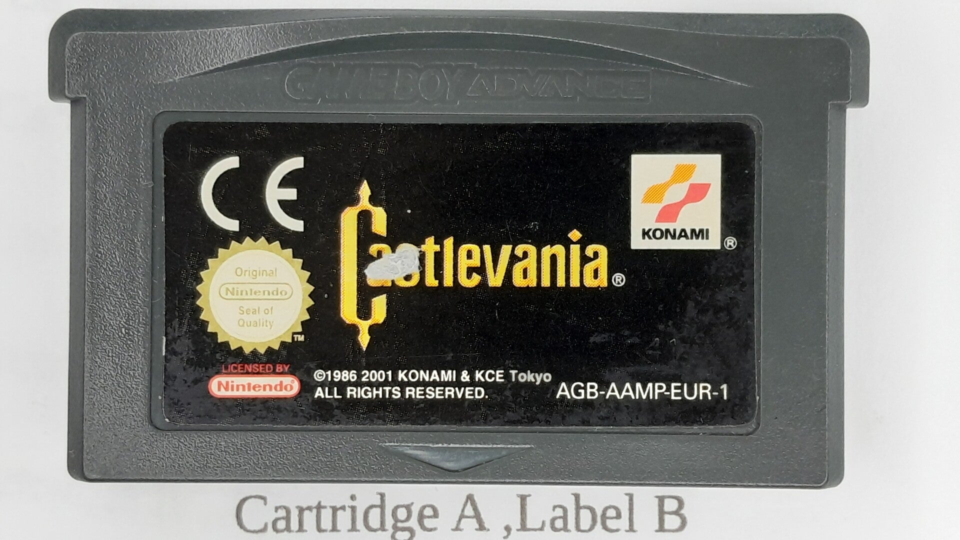 AGB Cartridge:  Castlevania EUR